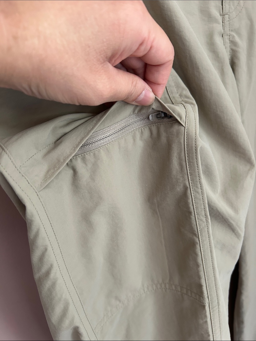 NWT ExOfficio Sol Cool Nomad Hiking Travel Pants in Tawny Petite Size 14 - Picture 8 of 15